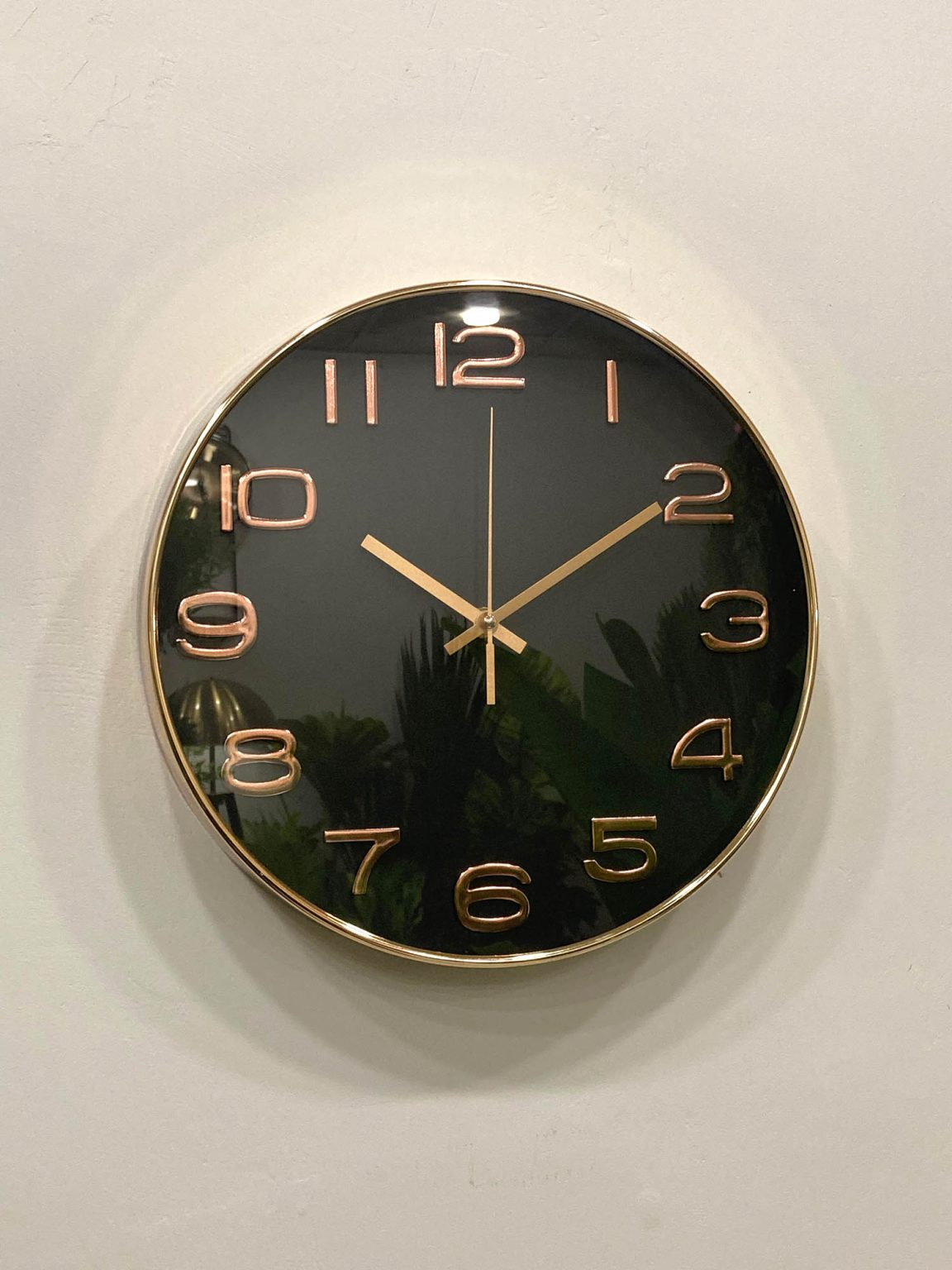 Wall Clock Black Golden MK1073b